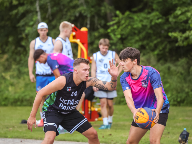 Dienvidkurzemes novada 3x3 basketbola turnīra 3. posms Gaviezē